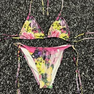 Roberto Cavalli | Abstract Floral Bikini